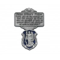 Police Blue Epoxy Visor Clip