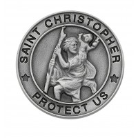 Lg Round St Chris Visor Clip
