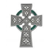 Celtic Visor Clip With Green