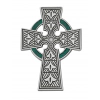 Celtic Visor Clip With Green