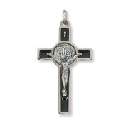 2 inch Black Saint Benedict Crucifix