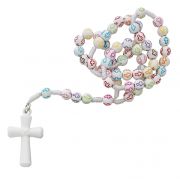 Kid's Multi Color Cross Rosary -
