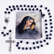O.l. Sorrow Rosary & Pouch