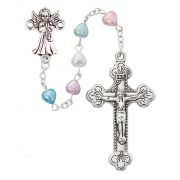 Multi Color Pearl Heart Rosary
