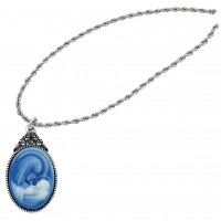 Rf Mother/child Cameo Pendant -