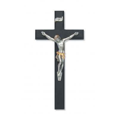 10 inch Black Crucifix 2-tone Corpus - 735365493685 - 79-28