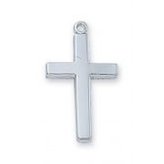 Sterling Silver Cross 18 inch Necklace Chain & Deluxe Gift Box