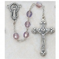 6mm Ab Amethyst/june Rosary