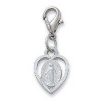 Rhodium Finish Miraculous Clipable Charm