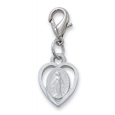 Rhodium Finish Miraculous Clipable Charm 735365572786 - CL426MI