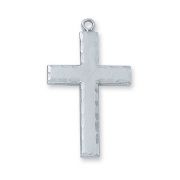 Sterling Silver English Cross 24 inch Necklace Chain & Gift Box
