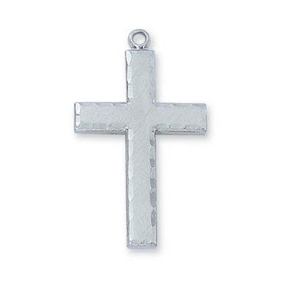Sterling Silver English Cross 24 inch Necklace Chain & Gift Box - 735365272365 - L9004