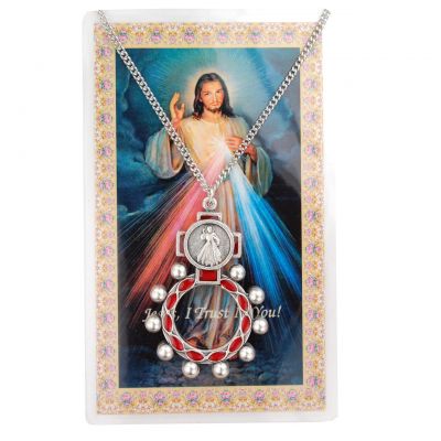 Divine Mercy Rosary Ring And 735365518739 - PSD9422