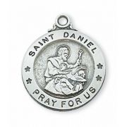 Sterling Silver Saint Daniel 20 inch Necklace Chain & Gift Box