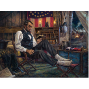 In the Darkest Hour - Lincoln at Antietam - Canvas Christian Art Print