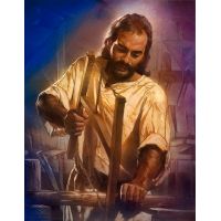 Jesus The Carpenter Christian Art Print
