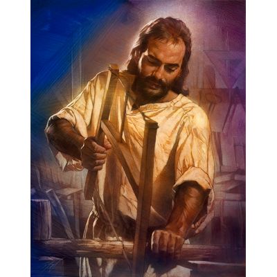 Jesus The Carpenter Christian Art Print -  - AO3022