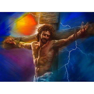 The Crucifixion - Studio Canvas Giclee Christian Art Print -  - AG2040L