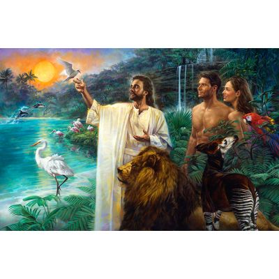 The First Sabbath in Eden - Studio Canvas Giclee Christian Art Print -  - AG2015L