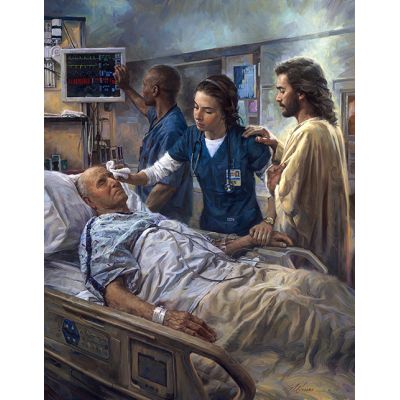 The Healer - Studio Canvas Giclee Christian Art Print -  - AG2041L