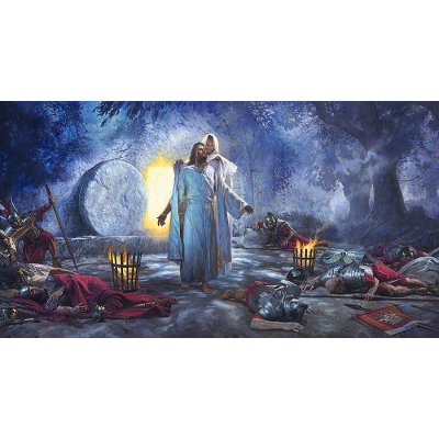 The Resurrection - Studio Canvas Giclee (large) Christian Art Print -  - AG3009XL