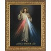 Divine Mercy Canvas - Ornate Gold Framed Wall Art Divine Mercy Canvas - Ornate Gold Framed Wall Art