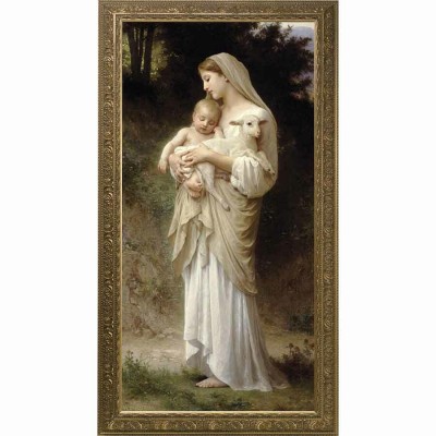 L Innocence Church-Sized Framed Wall Art Canvas Art -  - NWC-900