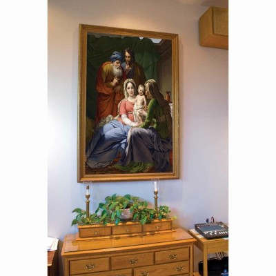 Church-Sized Holy Family w/Grandparents Joachim / Anne Wall Art Canvas - - NWC-1030-39 Church-Sized Holy Family w/Grandparents Joachim / Anne Wall Art Canvas - - NWC-1030-39