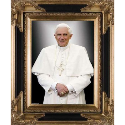 Pope Benedict XVI Formal Canvas - Museum Framed Wall Art -  - RMC-1805-2