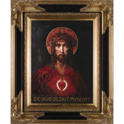 For God So Loved The World Canvas - Dark Museum Framed Wall Art - - RMC-150-2 For God So Loved The World Canvas - Dark Museum Framed Wall Art - - RMC-150-2