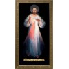 Vilnius Divine Mercy Canvas with Gold Frame