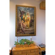 Joseph, Patron of the Church: Church-Sized Framed Canvas Art Joseph, Patron of the Church: Church-Sized Framed Canvas Art