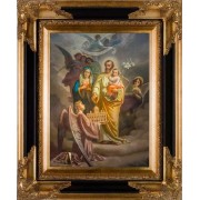 Joseph, Patron of the Church Canvas - Black / Gold Museum Framed Art Joseph, Patron of the Church Canvas - Black / Gold Museum Framed Art