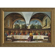 The Last Supper by Domenico Ghirlandaio Church-Sized Framed Canvas Art