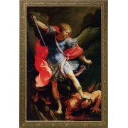 St. Michael the Archangel Church-Sized Framed Canvas Art