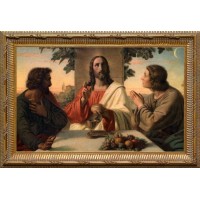 The Breaking of the Bread Church-Sized Framed Canvas The Breaking of the Bread Church-Sized Framed Canvas