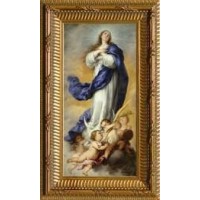 Immaculate Conception by Murillo Church-Sized Framed Canvas Art Immaculate Conception by Murillo Church-Sized Framed Canvas Art