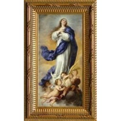 Immaculate Conception by Murillo Church-Sized Framed Canvas Art -  - NWC-905