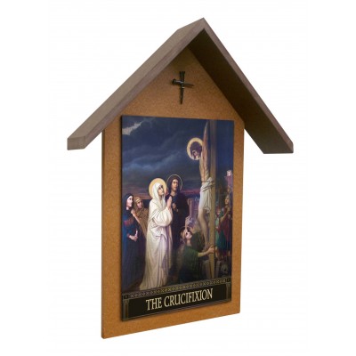 The Seven Sorrows of Mary Handcrafted Simple Outdoor Shrine (Set of 7) - - SHRO-414-2 The Seven Sorrows of Mary Handcrafted Simple Outdoor Shrine (Set of 7) - - SHRO-414-2