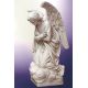Adoration Kneeling Angel (Crossed) 56in. Fiberglass Outdoor Statue -  - F68847