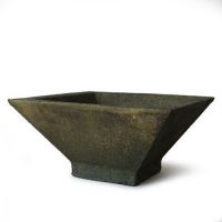 Andover A Pot Large. 30in. Wide Fiber Stone Resin In/Outdoor Statue