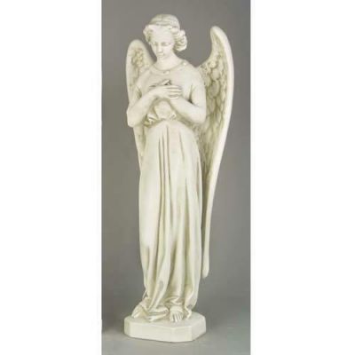 Angel Cari - Cross - 25in. Fiberglass Indoor/Outdoor Statue -  - F7384