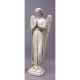 Angel Cari Cross Hands 21in. Fiberglass - Indoor/Outdoor Statue -  - F69731