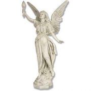 Angel Of Light 27 In. Fiberglass Indoor/Outdoor Garden Statue