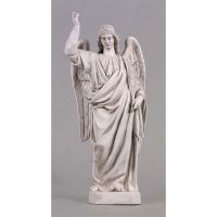 Angel's Glory 25in. (R Up) - Fiberglass - Indoor/Outdoor Statue