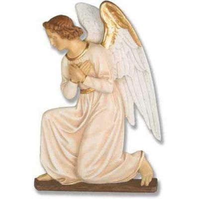Angel Wall Plaque Hands Crossed Fiberglass Indoor Church Statue -  - F7071BRLC