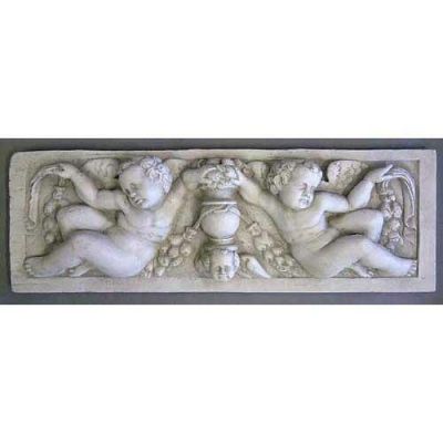 Angels w/Urn Plaque - Fiberglass - Indoor/Outdoor Garden Statue -  - F69857