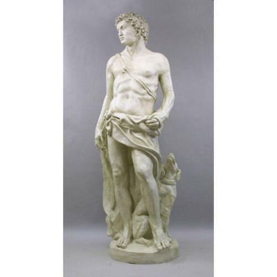 Apollo Of Hunt With Dog 108in. - Fiberglass - Outdoor Statue -  - F6803