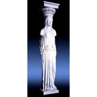 Athenian Caryatid 2 Sided 78in. - Fiberglass - Outdoor Statue