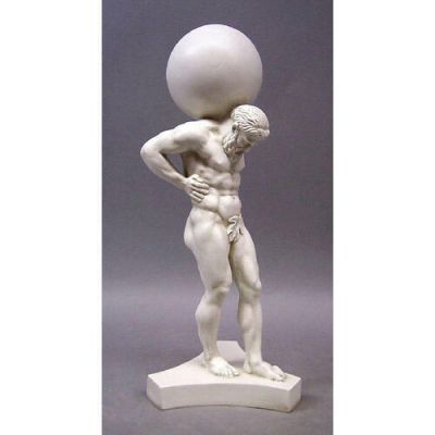 Atlas Holding Sphere - Fiberglass - Indoor/Outdoor Garden Statue -  - F9387